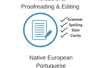 proofread and edit your text in european portuguese