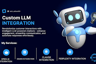 integrate openai, claude, gemini, or perplexity llm API into your application