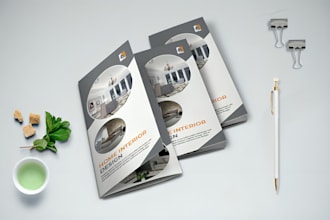 design amazing brochure, company profile, annual report or proposal