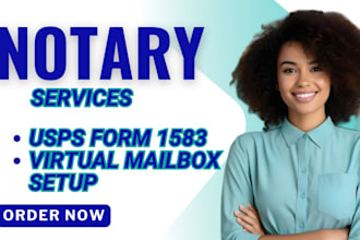 help you fill usps form 1583 for virtual mailbox or cmra service