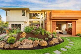 eco friendly landscape design with native plants for sustainable yard