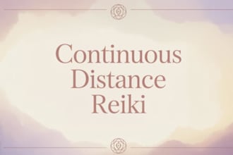 send continuous distance reiki for one week