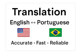 translate your text from english to portuguese