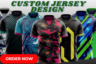 custom jersey design, esports design, sublimation design tshirts design,  hoodie