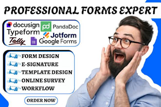 create docusign panadadoc jotform typeform google form tally zapier integration