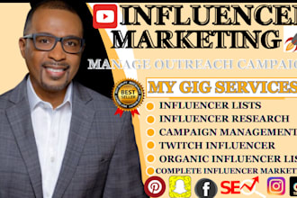 social media twitch ai influencer manager outreach leads amazon micro email list