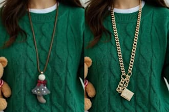 create stunning mockups on ai models for your jewelry or clothing brand