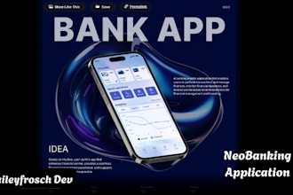 develop payment app money transfer app neobank app bank app fintech app
