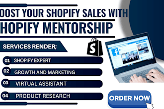 be shopify mentorship coach marketing strategist  store manager for your brand