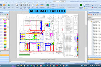 do accurate plumbing, drainage takeoff, cost estimation, mep