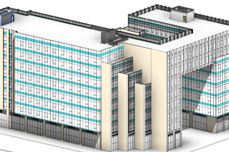 do the arch bim model of lod up to 400 and drawings