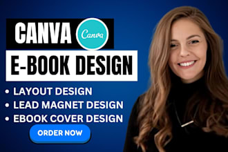 design canva workbook, canva ebook design, lead magnet, ebook layout formatting