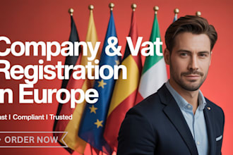 do vat oss registration, tax filing for UK, germany, spain, italy, and france
