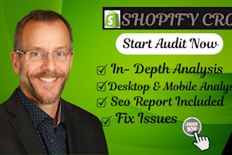 audit shopify cro conversion rate fix shopify issues shopify store reviews cro