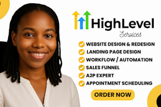 build gohighlevel website design go highlevel website go highlevel sales funnel