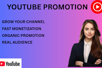 do youtube channel promotion and organic growth to boost subs and views