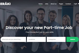 design recruitment job board agency job portal staff hiring consultancy website