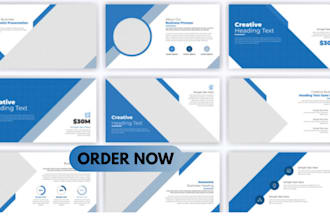 create professional finance report presentations in powerpoint and canva