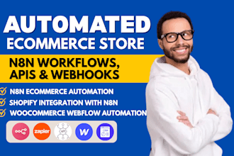automate your ecommerce store with n8n workflows, integrations, and apis