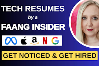 write your resume for a faang or tech job