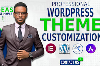 design wordpress website with kadence, astra, generatepress, avada theme, divi