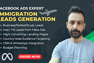 run facebook and instagram ads for immigration lead generation using meta