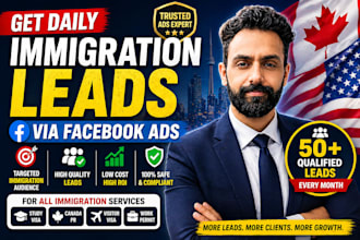 run facebook ads for immigration consultants to get daily qualified leads