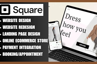 design square online store square website design square website redesign square