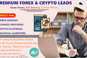 provide premium forex and crypto lead generation for traders and brokers