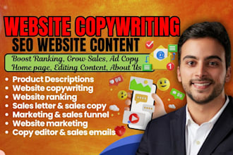 be your website content writer, SEO copywriter, ads copywriter,