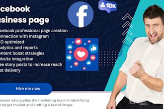 create and set up facebook business pages and instagram business pages