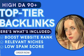 do da 90 plus SEO backlinks with contextual links