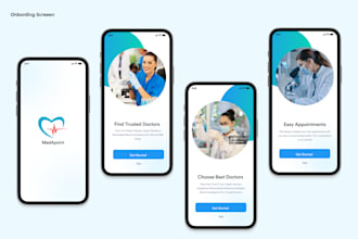 design a mobile app UI UX for ios and android