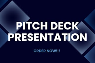 design a professional investor pitch deck, sales presentation, or business ppt
