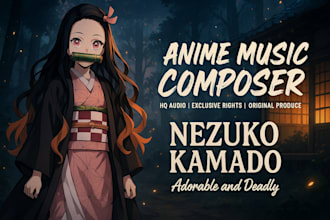 compose anime song lyrics j pop theme background music orchestral rap edm rock