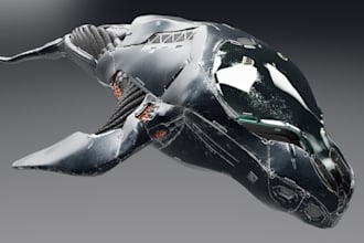 model characters and hard surface objects high quality film grade