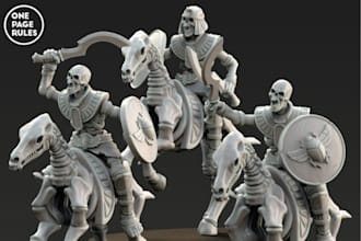 design and sculpt custom tabletop or dnd miniatures for 3d printing