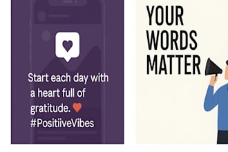 write inspiring instagram captions or motivational quotes that connect wi
