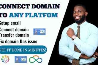 setup domain, connect domain transfer and fix  dns connection ssl to any website