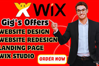 build wix website design wix website redesign wix landing page wix studio