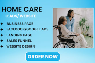 home care leads elderly care senior care leads home care logo home care website