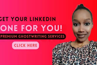 ghostwrite your linkedin content and manage your profile