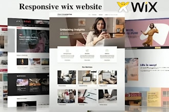 wix website redesign bespoke wix website design wix web page wix solution expert
