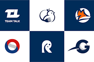 design a clever and modern negative space logo