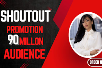 shoutout share link promote website product to 90m USA UK tiktok x ig fb audienc