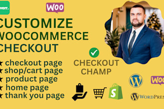 customize woocommerce checkout, cart, shop, and product page with checkout champ