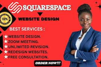 build  website development squarespace, design and redesign squarespace website