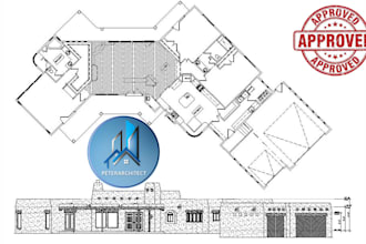 draftsman 2d floor plan, framing roof plan in chief architect autocad