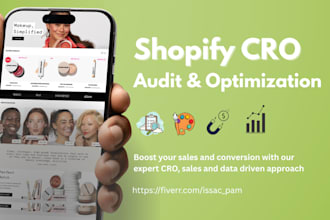 shopify conversion rate optimization,shopify website redesign, shopify cro audit