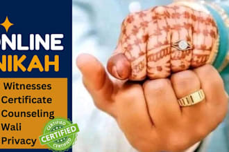 perform online islamic nikah with official documentation